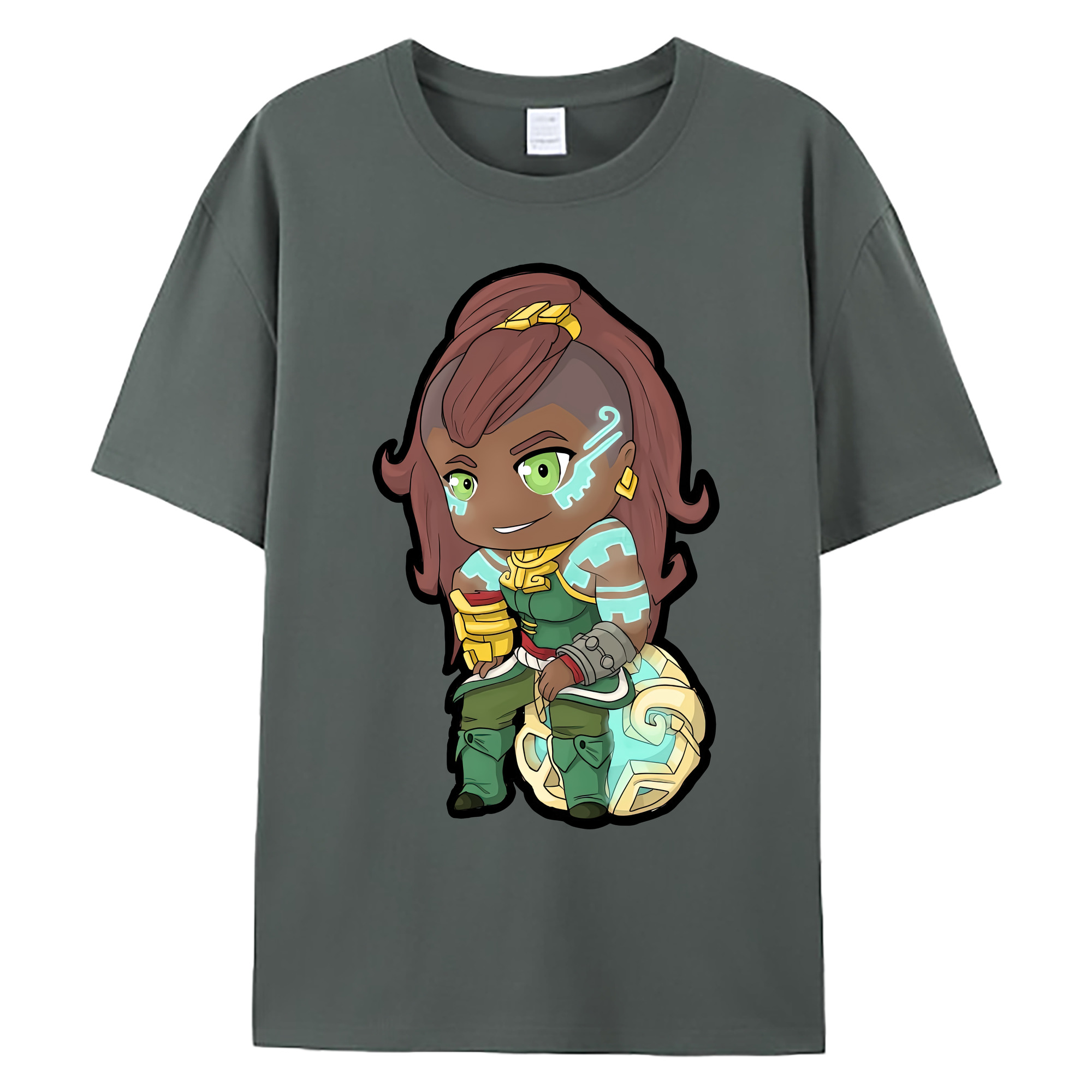 （画像用） リーグ・オブ・レジェンド League of Legends LOL 綿100％ メンズ半袖Tシャツ｜肌触りやわらか＆通気性